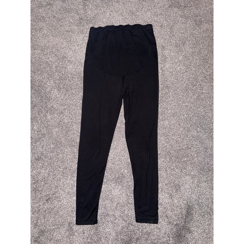 Women's Black‎ Over The Bump Maternity Leggings Size Small